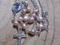 Náramek z říčních perel - Andílek