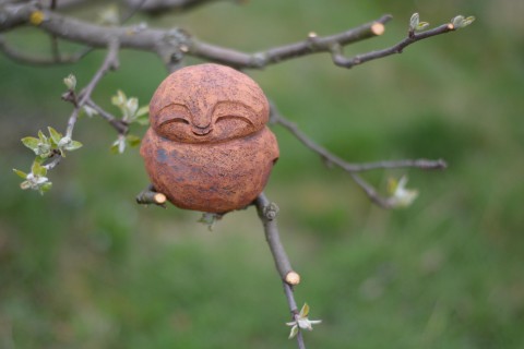 Mini Jizo jizo japonsko keramika socha soš 