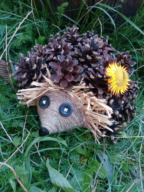 Podzimní ježek Vašek - velký dekorace podzim ježek ježeček podzimní dekorace 
