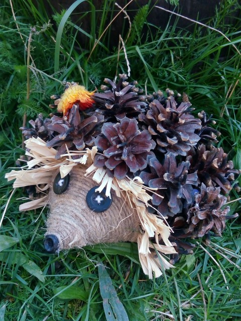 Podzimní ježek Vašek - menší dekorace podzim ježek ježeček ježci podzimní dekorace 