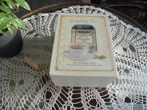 dřevěná truhlička s přihrádkami čaj krabice drobnosti truhlička bedna bedýnky 