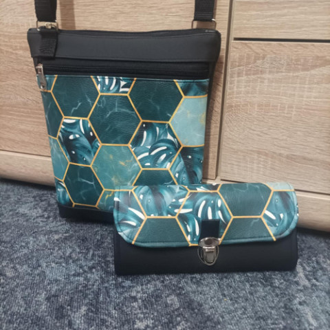 Crossbody  s peněženkou kabelka batoh 
