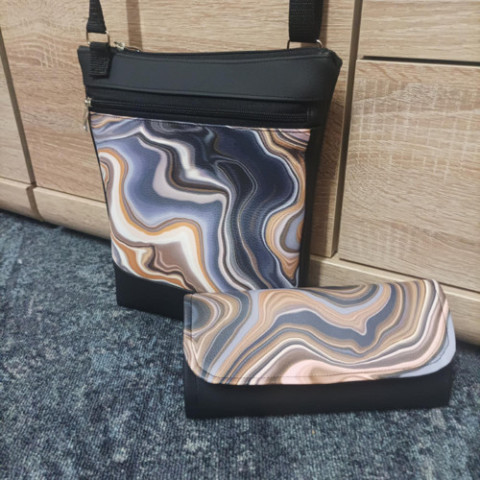 Crossbody  s peněženkou kabelka batoh 