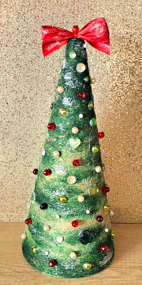 Vánoční stromek - dekorace vánoce slavnostní stromeček juta sváteční vánoční stromek vánoční dekorace vánoční výzdoba vánoční stromeček z jutového provázku 