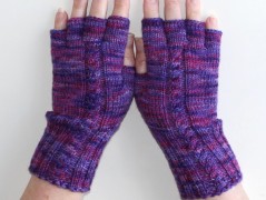 Rukavice pletené ručně