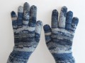 Pánské rukavice pletené ručně