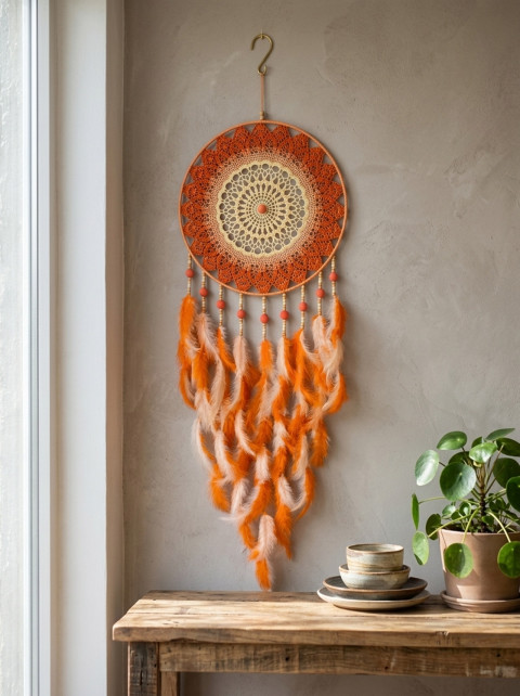 Lapač zlých snů 40 x 115 cm svatební sen lovec indián indiánský snění nad postel boho dream lapač dreamcatcher lovci lapač snů do ložnice lapače lapače snů do pracovny dreamcatchers 