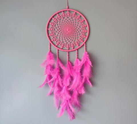 Lapač zlých snů 24 x 65 cm indián indiánský nad postel strážce boho dream lapač dreamcatcher lapač snů do ložnice 