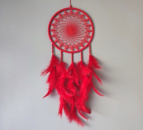 Lapač zlých snů 24 x 65 cm indián indiánský nad postel strážce boho dream lapač dreamcatcher lapač snů do ložnice 