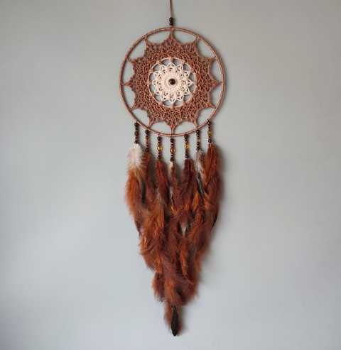 Lapač zlých snů 25 x 80 cm indián indiánský nad postel strážce boho dream lapač dreamcatcher lapač snů do ložnice 