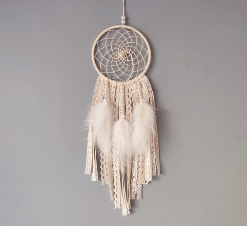 Lapač zlých snů 10 x 35 cm indián indiánský nad postel strážce boho dream lapač dreamcatcher lapač snů do ložnice 