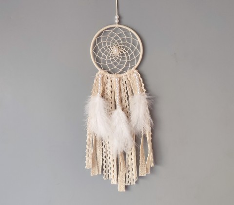 Lapač zlých snů 10 x 35 cm indián indiánský nad postel strážce boho dream lapač dreamcatcher lapač snů do ložnice 