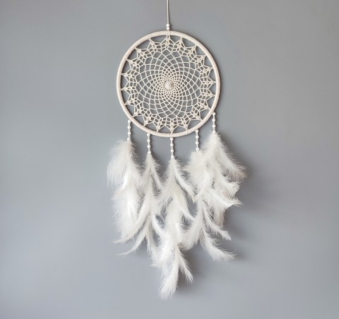 Lapač zlých snů 24 x 65 cm indián indiánský nad postel strážce boho dream lapač dreamcatcher lapač snů do ložnice 