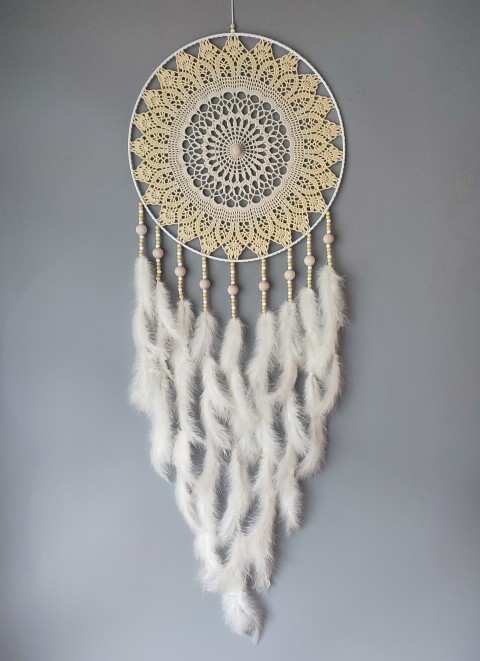 Lapač zlých snů 40 x 115 cm indián indiánský nad postel strážce boho dream lapač dreamcatcher lapač snů do ložnice 