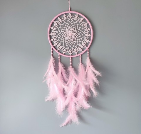 Lapač zlých snů 24 x 65 cm indián indiánský nad postel strážce boho dream lapač dreamcatcher lapač snů do ložnice 