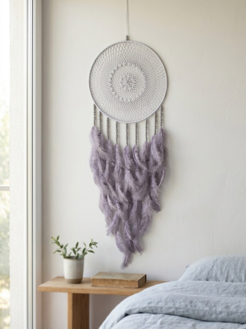 Lapač zlých snů 35 x 110 cm indián indiánský nad postel strážce boho dream lapač dreamcatcher lapač snů do ložnice 