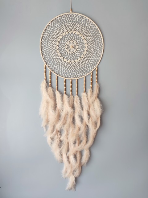 Lapač zlých snů 35 x 110 cm indián indiánský nad postel strážce boho dream lapač dreamcatcher lapač snů do ložnice 