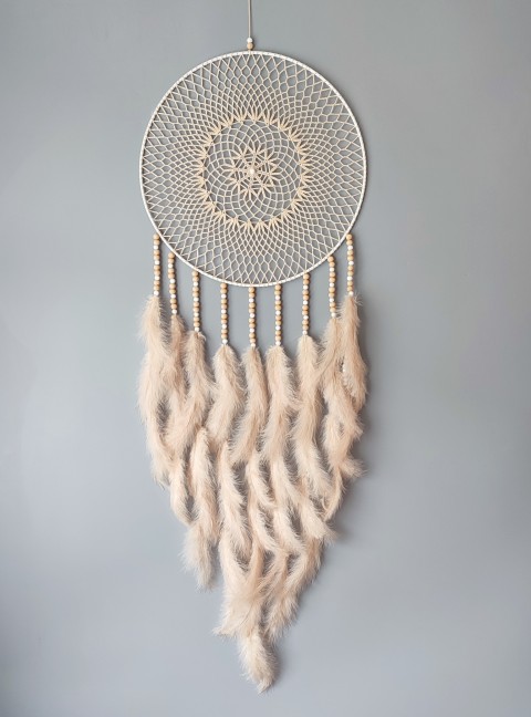 Lapač zlých snů 35 x 110 cm indián indiánský nad postel strážce boho dream lapač dreamcatcher lapač snů do ložnice 