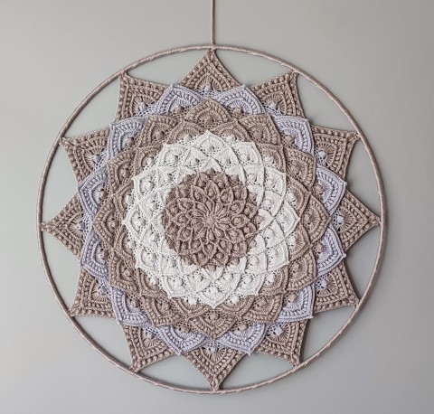 Mandala Lotosový květ - 3D - 45 cm meditace harmonie meditační lotosový květ mandaly mndala 