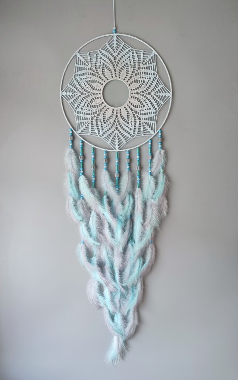 Lapač zlých snů 40 x 130 cm indián indiánský nad postel strážce boho dream lapač dreamcatcher lapač snů do ložnice 