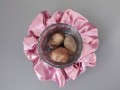 Scrunchie - gumička - růžová 2 ks
