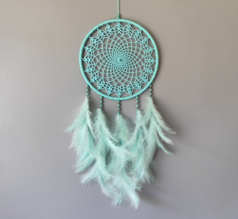 Lapač zlých snů 24 x 65 cm indián indiánský nad postel strážce boho dream lapač dreamcatcher lapač snů do ložnice 