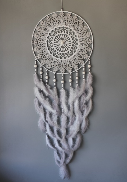 Lapač zlých snů 40 x 115 cm indián indiánský nad postel strážce boho dream lapač dreamcatcher lapač snů do ložnice 