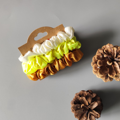Scrunchie gumičky S na kartě - IV. gumička gumičky do vlasů spony scrunchies scrunchie 