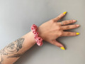 Scrunchie gumičky S na kartě - VI.