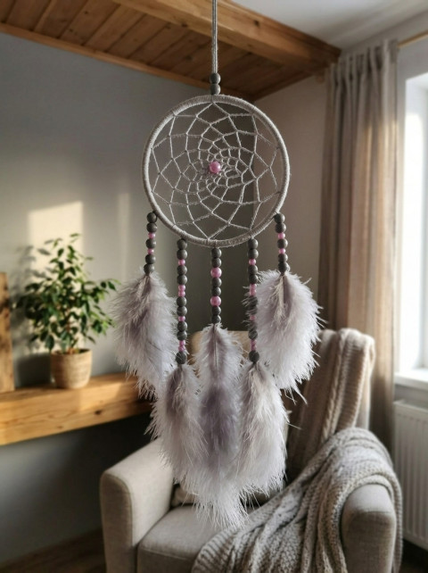 Lapač snů 10 x 35 cm indián indiánský nad postel strážce boho dream lapač dreamcatcher lapač snů do ložnice 