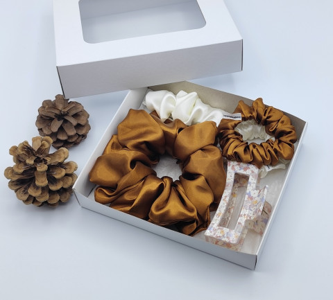Scrunchie - dárkový box XI. spona sponka sponky do vlasů spony scrunchies scrunchie 