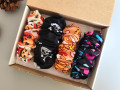 Halloweenská sada 1. - 4 scrunchies