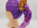 Halloweenská sada 3. - 6 scrunchies