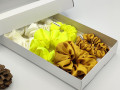 Dárková sada žlutá - 6 scrunchies