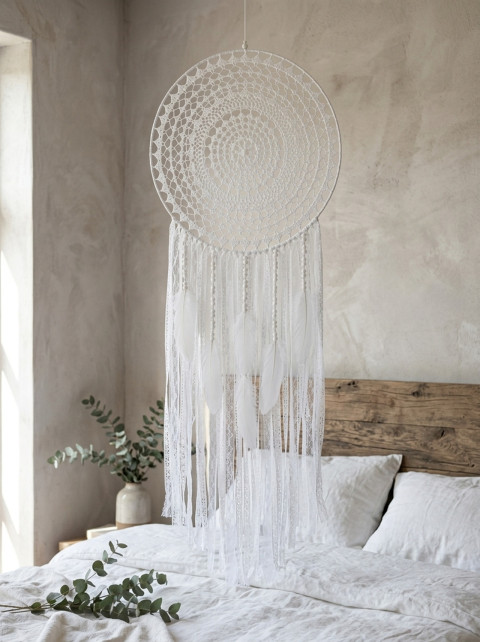Lapač zlých snů 40 x 115 cm indián indiánský nad postel strážce boho dream lapač dreamcatcher lapač snů do ložnice 