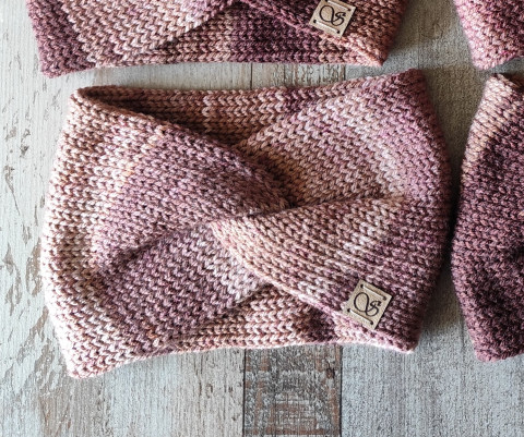 Pletená čelenka č.11 zima podzim pletené čelenka pletená čelenky na zimu na podzim 