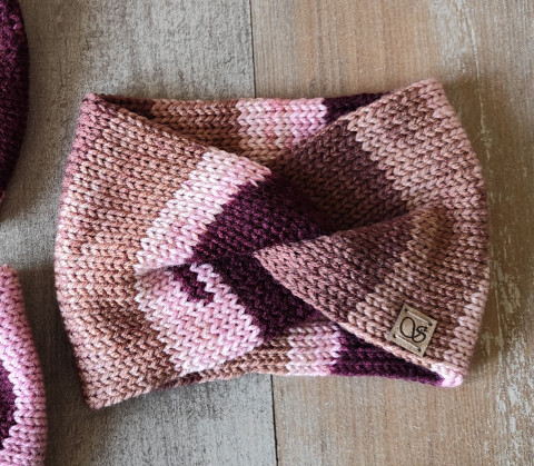 Pletená čelenka č.31 zima podzim pletené čelenka pletená čelenky na zimu na podzim 