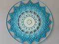 Mandala Modrá hvězda - průměr 45 cm