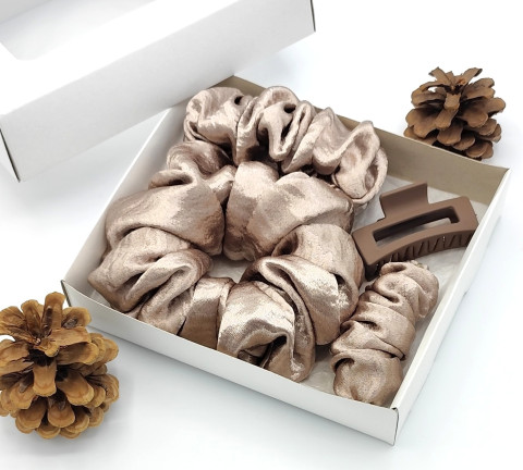 Scrunchie - dárkový box XXIV. spona sponka sponky do vlasů spony scrunchies scrunchie 