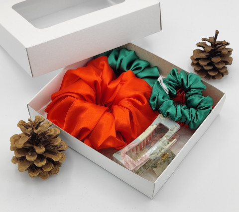 Scrunchie - dárkový box XXVII. spona sponka sponky do vlasů spony scrunchies scrunchie 