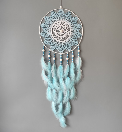 Lapač zlých snů 30 x 90 cm indián indiánský nad postel strážce boho dream lapač dreamcatcher lapač snů do ložnice 