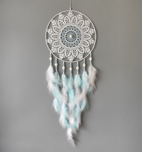 Lapač zlých snů 30 x 90 cm indián indiánský nad postel strážce boho dream lapač dreamcatcher lapač snů do ložnice 