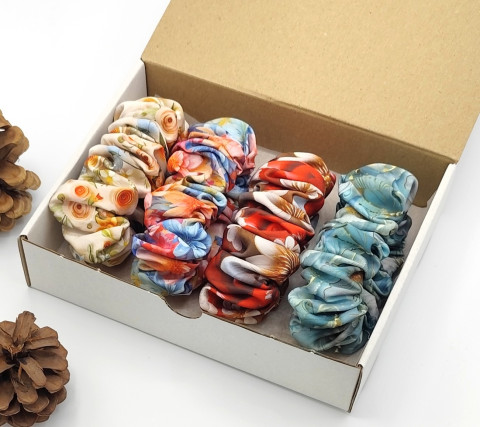 Jarní kolekce 5. - 4 ks spona sponka sponky do vlasů spony scrunchies scrunchie 