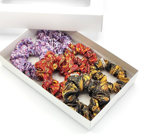 Dárková sada - s Mandalami 6 ks spona sponka sponky do vlasů spony scrunchies scrunchie 
