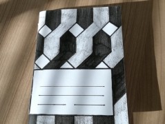 Šitý sešit A6, velké čtverce
