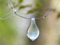 Dešťová kapka - náhrdelník