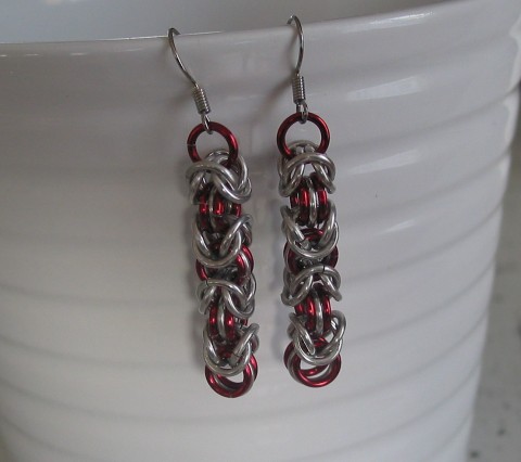Náušnice chainmaille chainmaille 