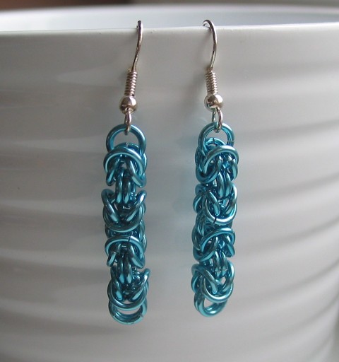 Chainmaille naušnice 41 