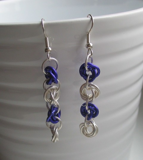 Chainmaille náušnice 44 