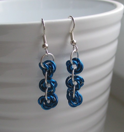 Chainmaille náušnice 45 